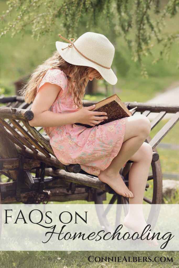 Frequently asked questions, FAQs on homeschooling. ConnieAlbers.com