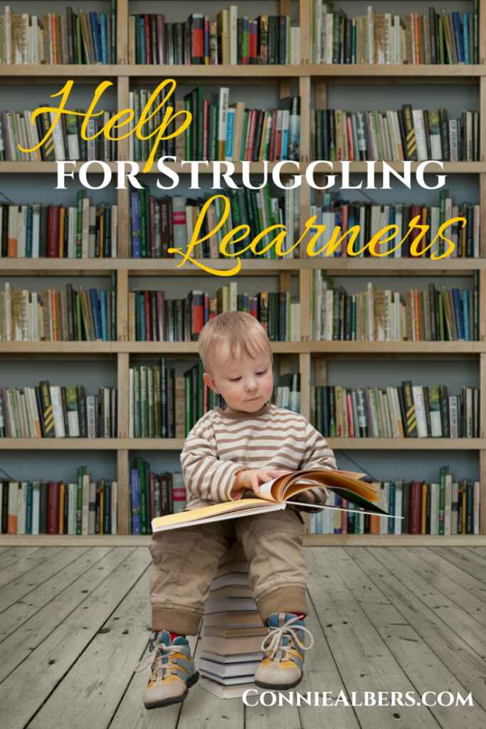 There is help available for your struggling learner. Discover the resources that you need to help and advocate for your child. ConnieAlbers.com