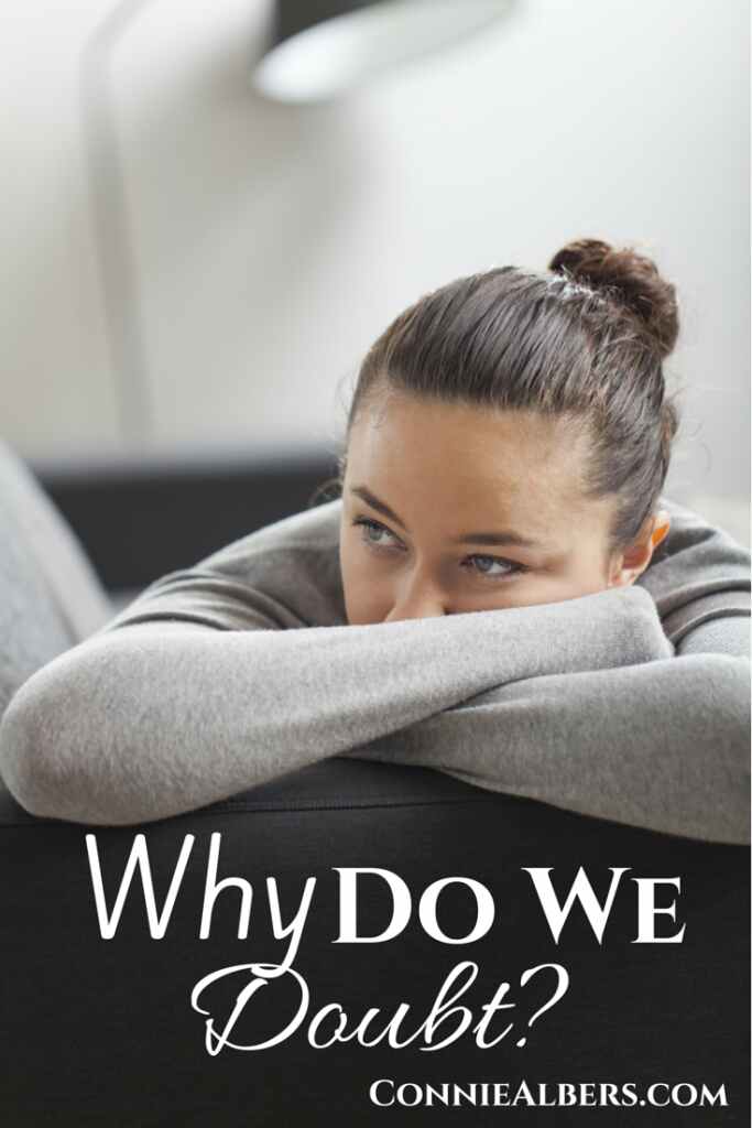 What is the source of our self doubt? Why do we second guess ourselves? When our attitude is low we need to turn our eyes to the One that matters most. ConnieAlbers.com