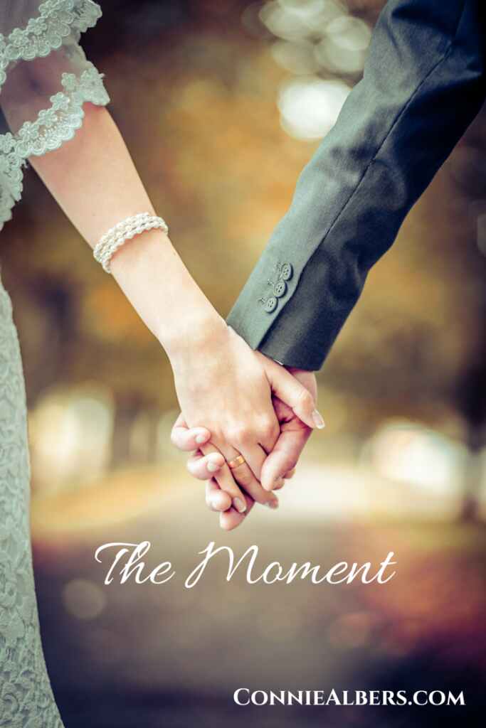 The Moment when two lives become one. Christian marriage encouragement from ConnieAlbers.com